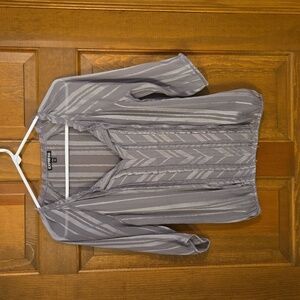Express  3/4 sleeve. Grey Blouse. Size: XS